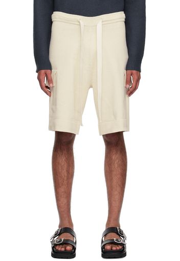 Jil Sander Beige Drawstring Shorts