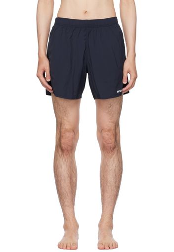 Jil Sander Navy Printed Swim Shorts