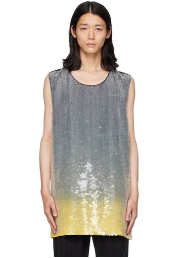 Jil Sander Gray Gradient Tank Top