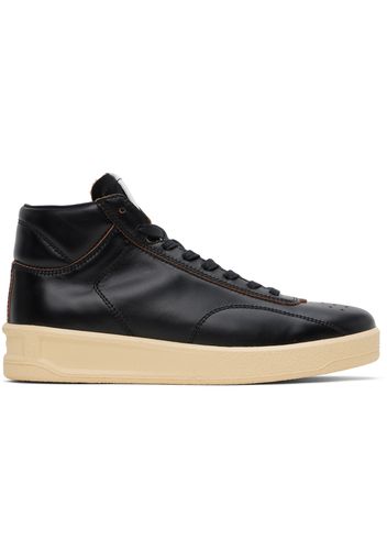 Jil Sander Black High-Top Sneakers