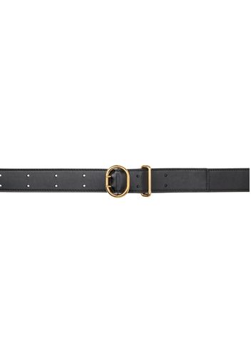 Jil Sander Black Cannolo Belt