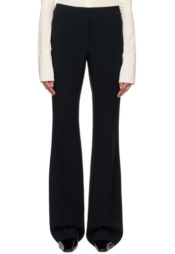 Jil Sander Black Flared Trousers