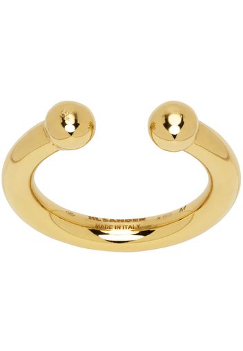 Jil Sander Gold Open Band Ring