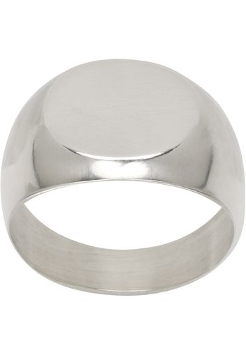 Jil Sander Silver Classic Chevalier Ring