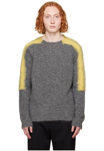 Jil Sander Gray Raglan Sweater