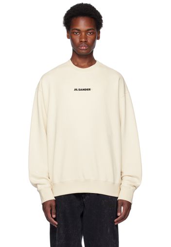 Jil Sander Off-White Printed Sweatshirt