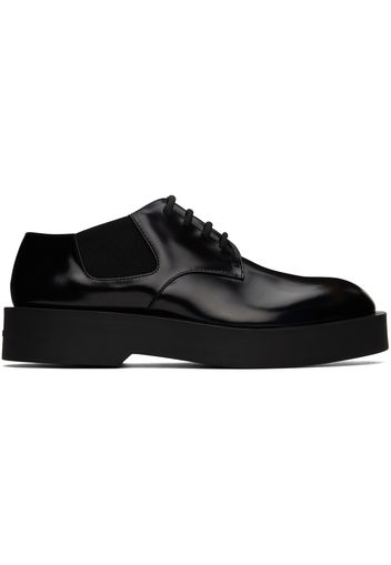 Jil Sander Black Polished Derbys