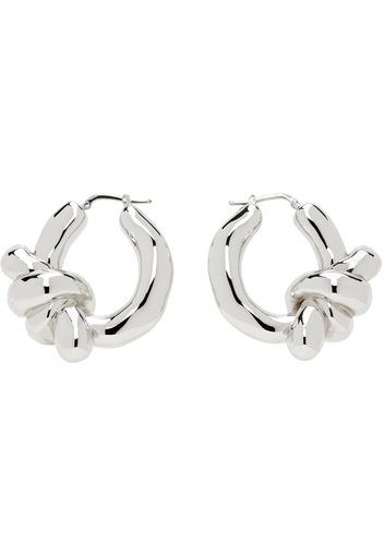 Jil Sander Silver Twist Earrings