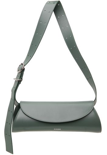 Jil Sander Green Small Cannolo Bag