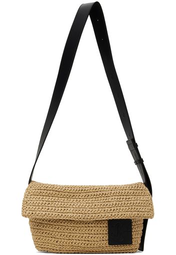 Jil Sander Beige Crochet Utility Bag