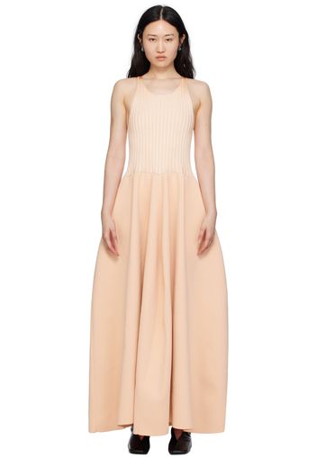 Jil Sander Pink Scoop Maxi Dress