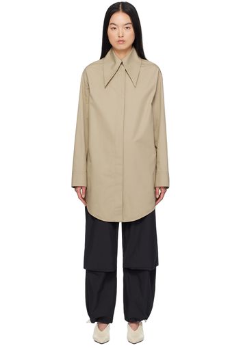 Jil Sander Khaki Oversized Shirt