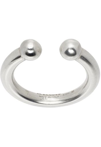 Jil Sander Silver Open Band Ring