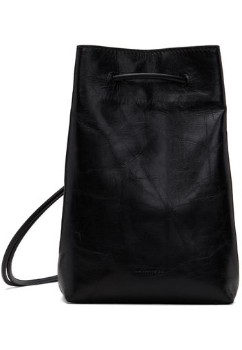 Jil Sander Black Folded Drawstring Pouch