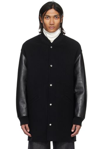 Jil Sander Black Paneled Coat