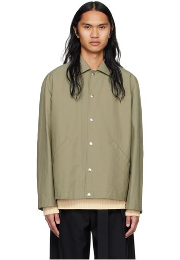 Jil Sander Khaki Printed Jacket