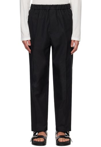 Jil Sander Black Tapered Trousers