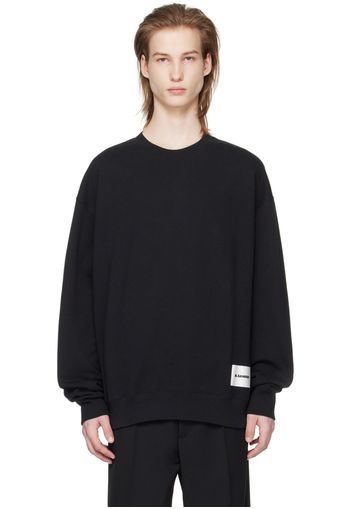 Jil Sander Black Crewneck Sweatshirt