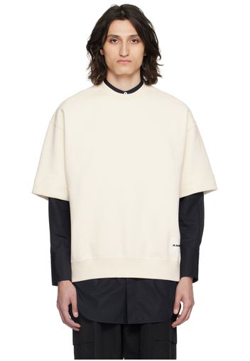 Jil Sander Off-White Patch Sweatshirt