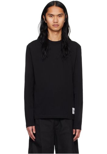 Jil Sander Three-Pack Black Long Sleeve T-Shirts