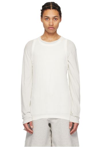 Jil Sander Off-White Tank Top & Long Sleeve T-Shirts Set