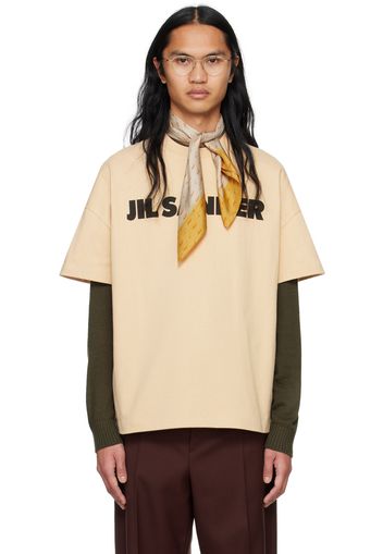 Jil Sander Beige Oversized T-Shirt