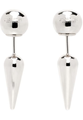 Jil Sander Silver Stud Earrings