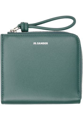 Jil Sander Green Giro Wallet