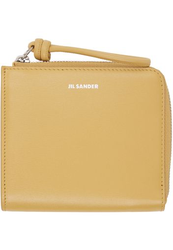 Jil Sander Yellow Giro Card Holder