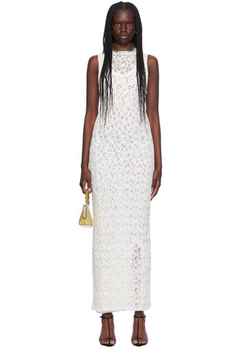 Jil Sander White Layered Maxi Dress