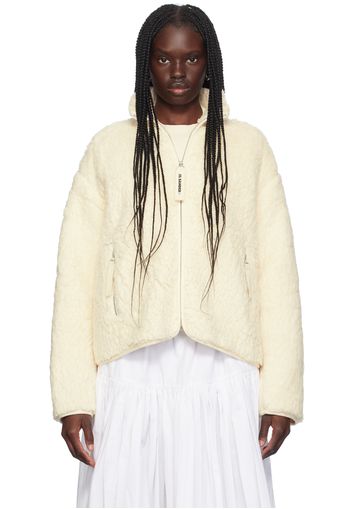 Jil Sander Off-White Zip Jacket