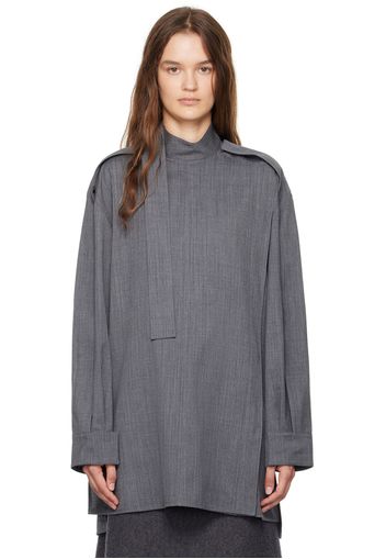 Jil Sander Gray Relaxed-Fit Shirt