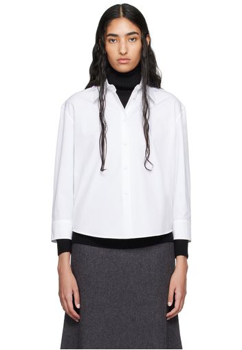 Jil Sander White Cropped Shirt