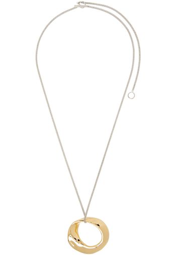 Jil Sander Gold Pendant Necklace