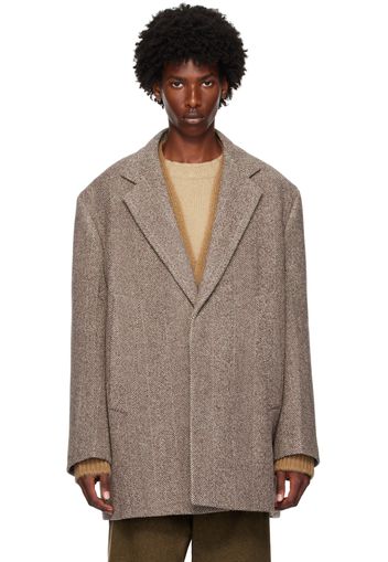 Jil Sander Brown Giacca Jacket