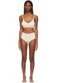 Jil Sander Off-White Viscose Underwear Set