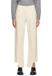 Jil Sander Off-White Stepped Cuff Trousers