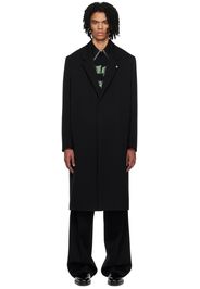 Jil Sander Black Hardware Coat