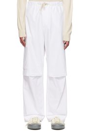 Jil Sander White Relaxed Trousers