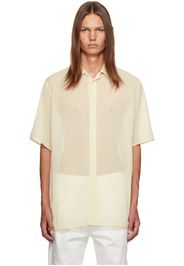 Jil Sander Off-White Spread Collar Shirt