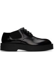 Jil Sander Black Polished Derbys