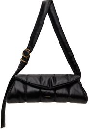 Jil Sander Black Cannolo Grande Padded Bag