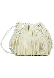 Jil Sander Off-White Dumpling Fringe Bag