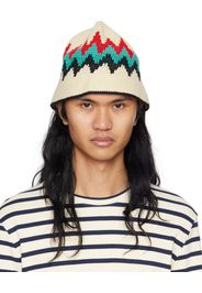 Jil Sander Off-White Crochet Bucket Hat