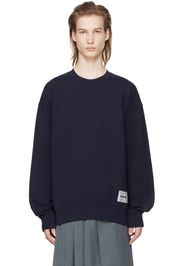 Jil Sander Navy Crewneck Sweatshirt