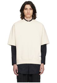 Jil Sander Off-White Patch Sweatshirt