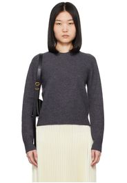 Jil Sander Gray Crewneck Sweater