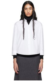 Jil Sander White Cropped Shirt