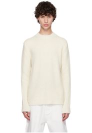 Jil Sander Off-White Crewneck Sweater