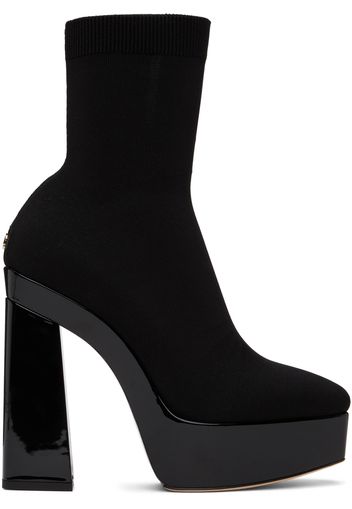 Jimmy Choo Black Giome 140 Boots